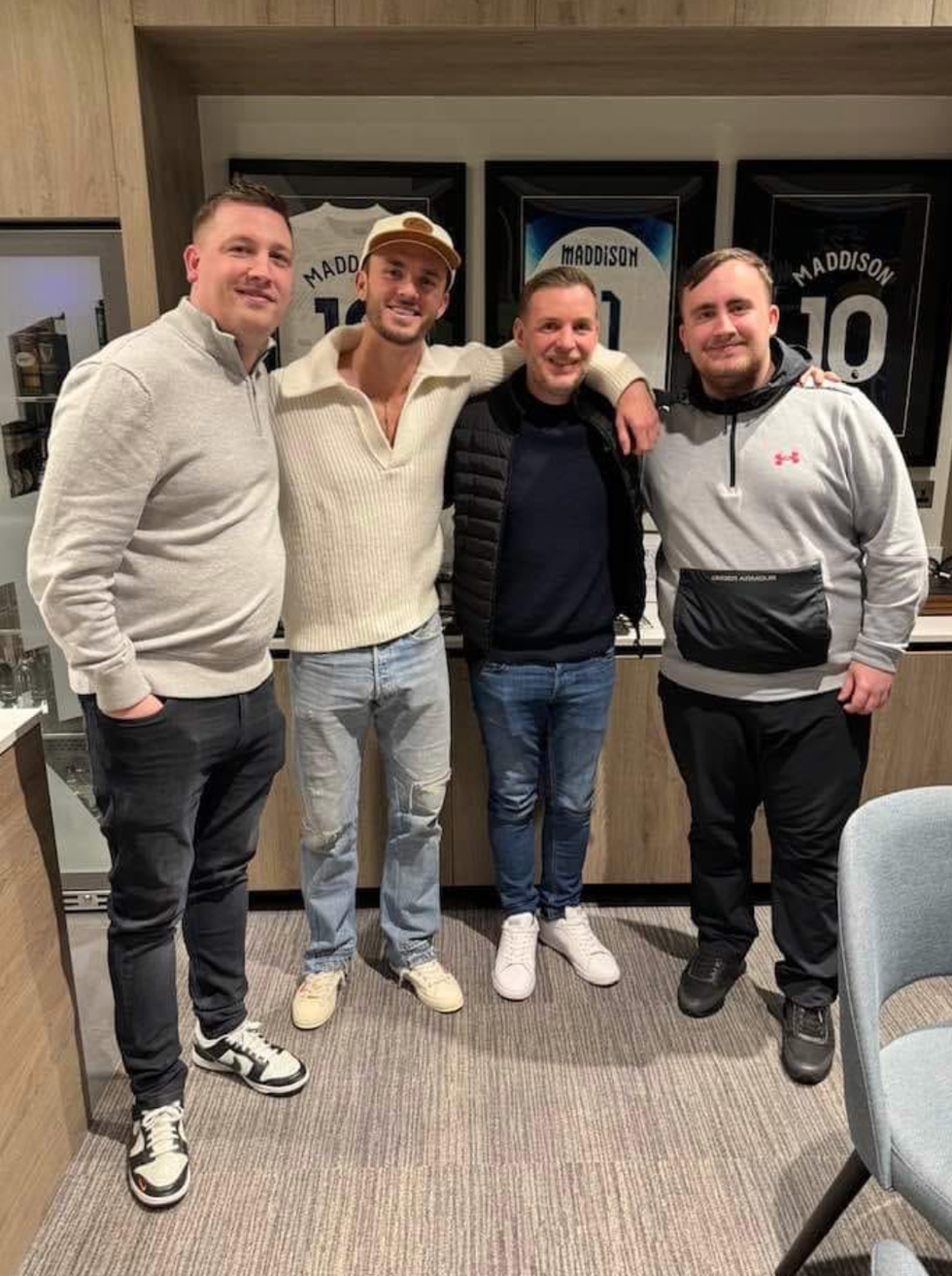 Chris Dobey, James Maddison, Luke Littler