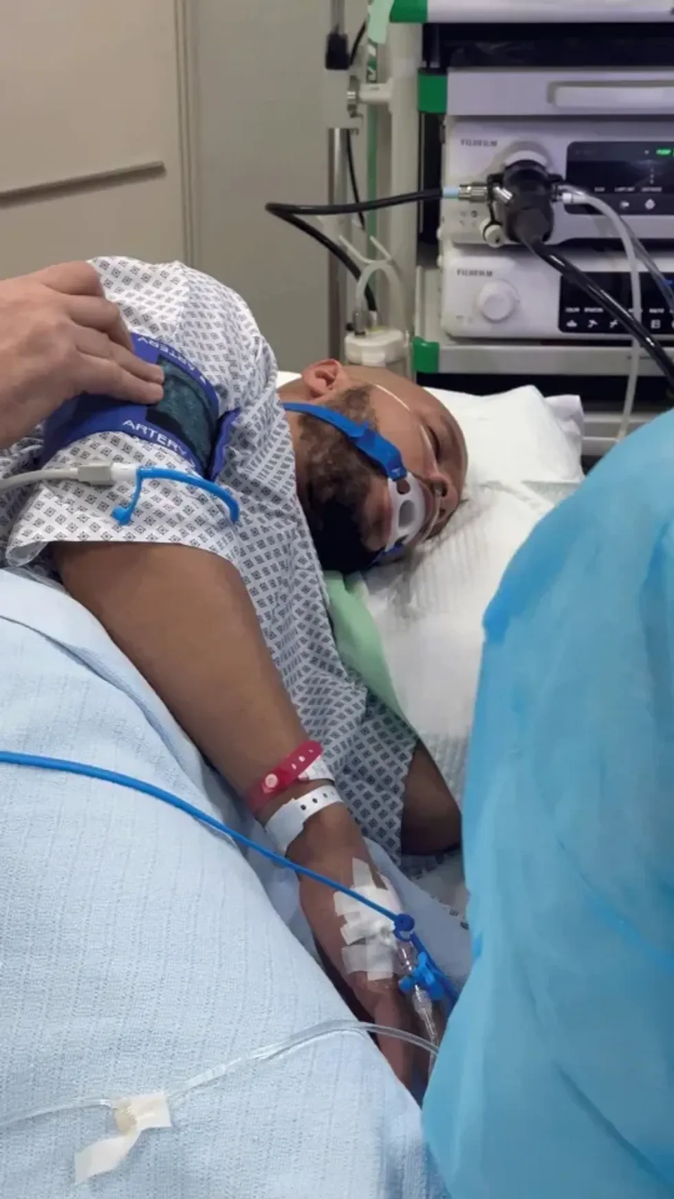Chris Eubank Jr alarmed fans by posting footage of himself in hospital following his defeat to Conor Benn