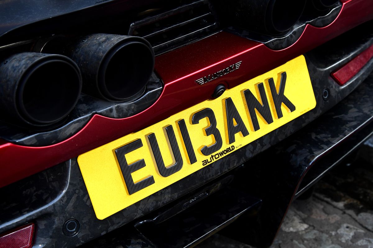 Chris Eubank Junior's number plate