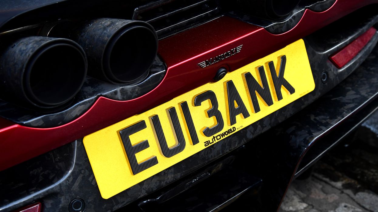 Chris Eubank Junior's number plate