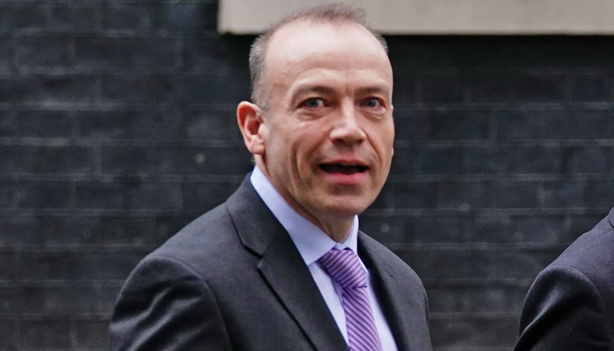 Chris Heaton-Harris who has been appointed as the new Chief Whip, leaves 10 Downing Street, London, as Prime Minister Boris Johnson reshuffles his Cabinet. Picture date: Tuesday February 8, 2022.