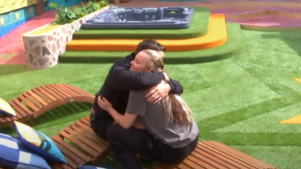 Chris Hughes and JoJo Siwa