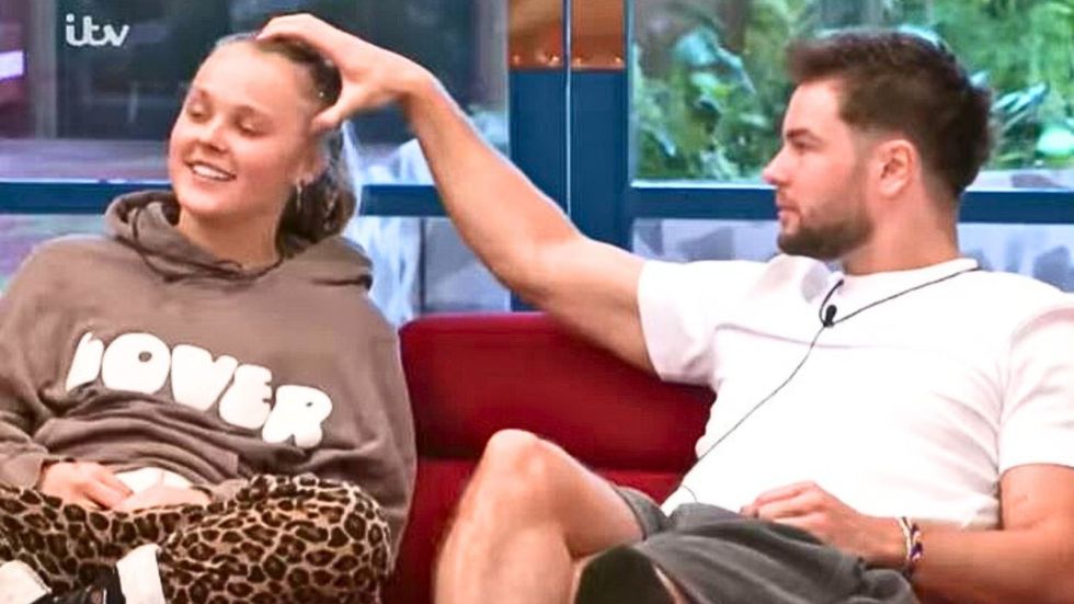 Chris Hughes and JoJo Siwa