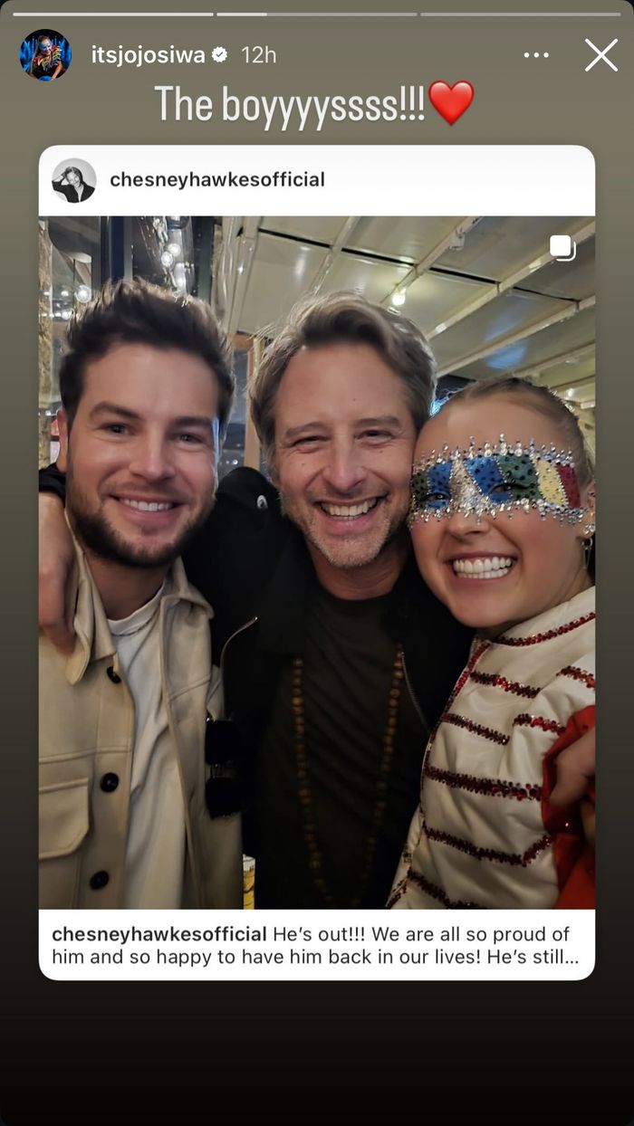 Chris Hughes, Chesney Hawkes, JoJo Siwa