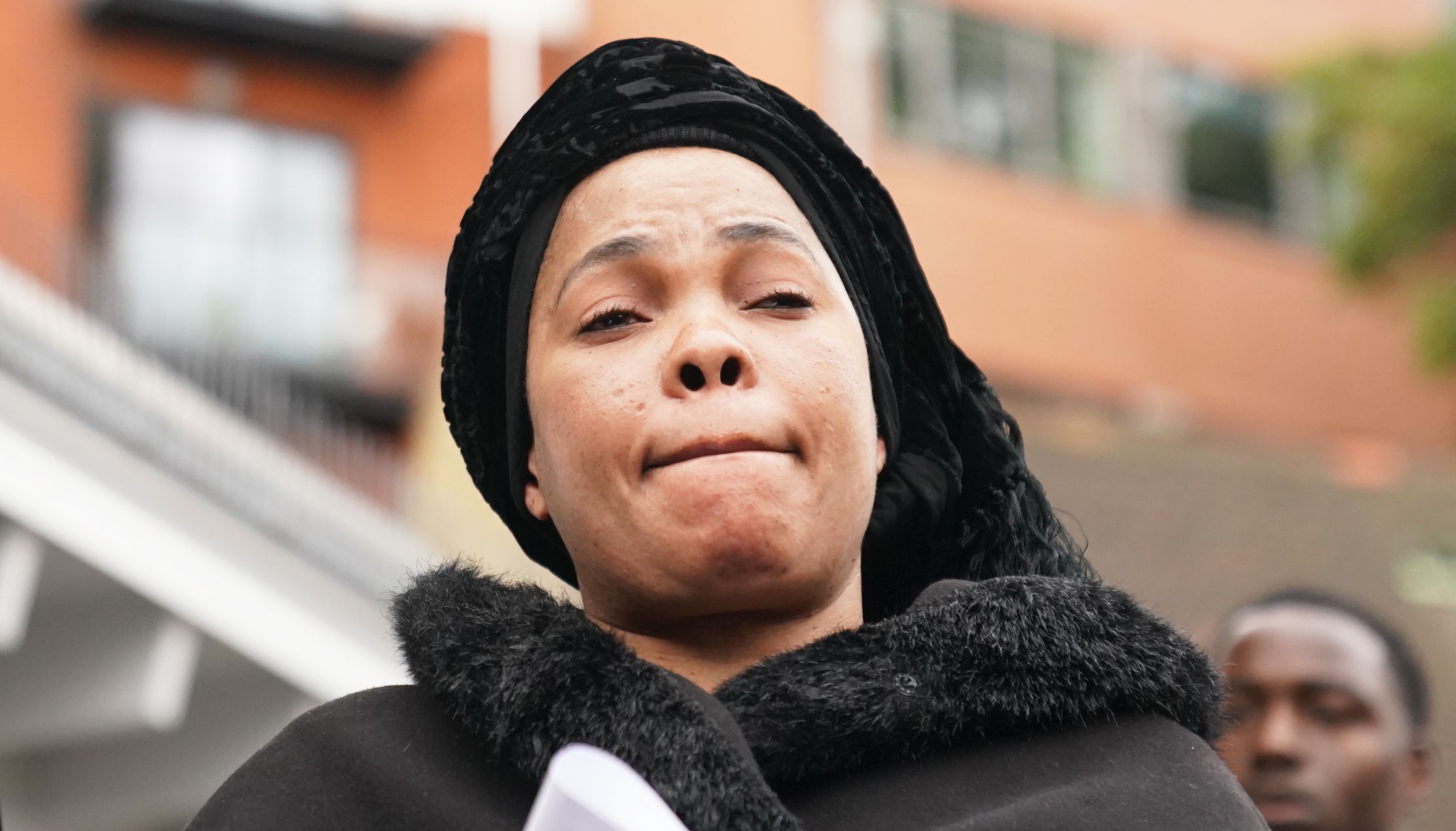 Chris Kaba's mother Helen Lumuanganu outside Inner South London Coroner's Court after the inquest into his death. Picture date: Tuesday October 4, 2022.