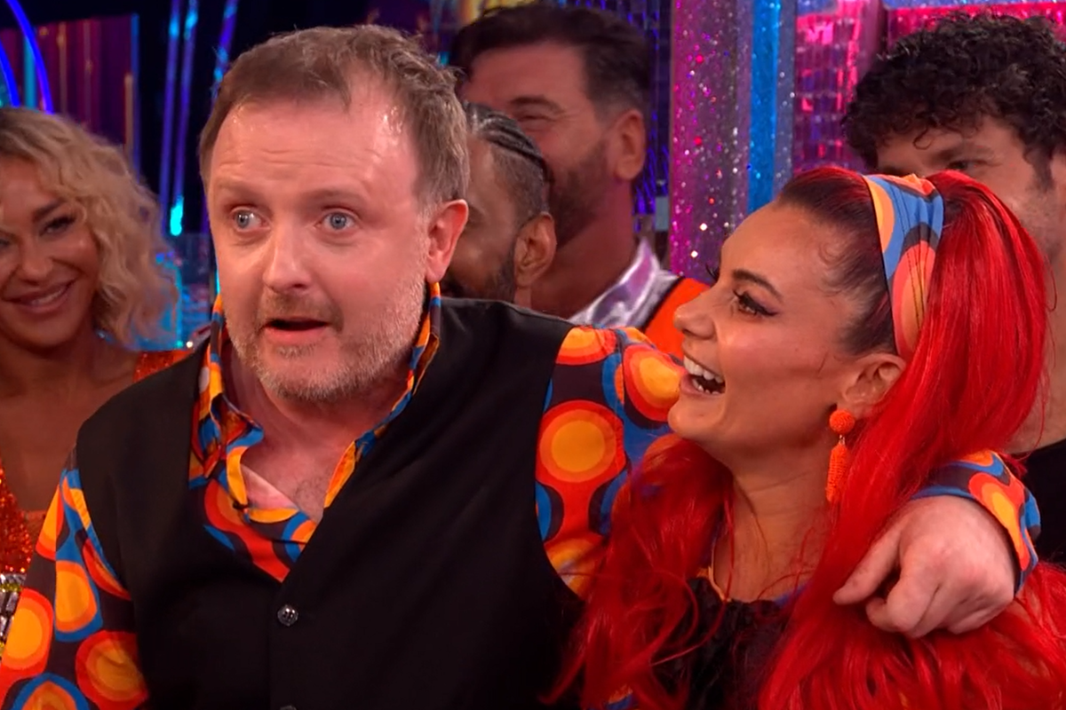 Chris McCausland and Diane Buswell