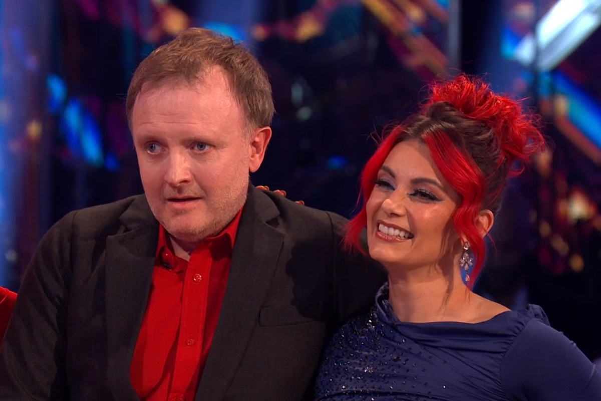 Chris McCausland and Dianne Busawell