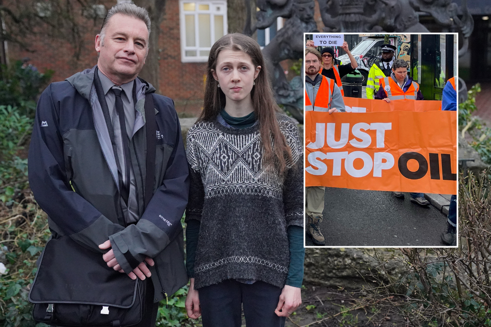 Chris Packham and Cressie Gethin