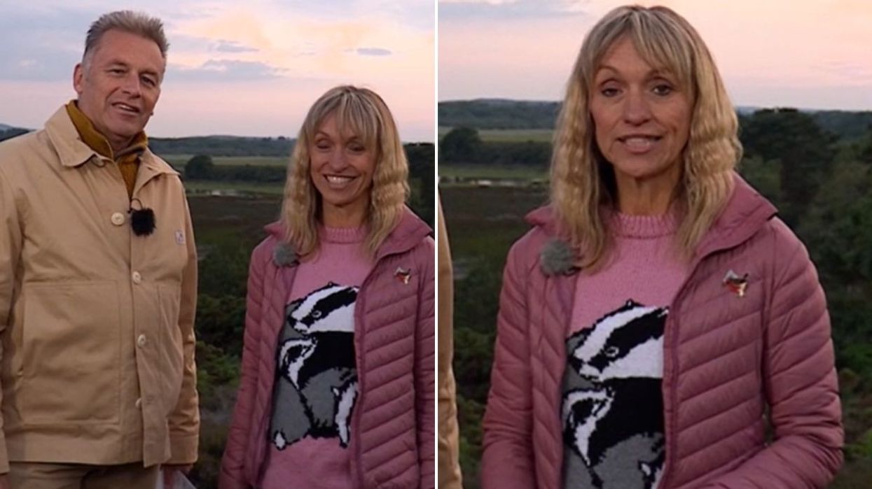 Chris Packham and Michaela Strachan