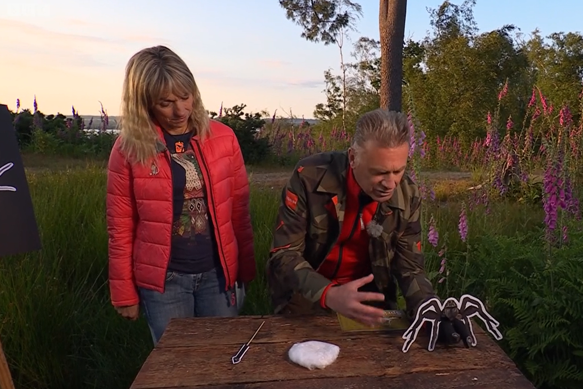 Chris Packham and Michaela Strachan