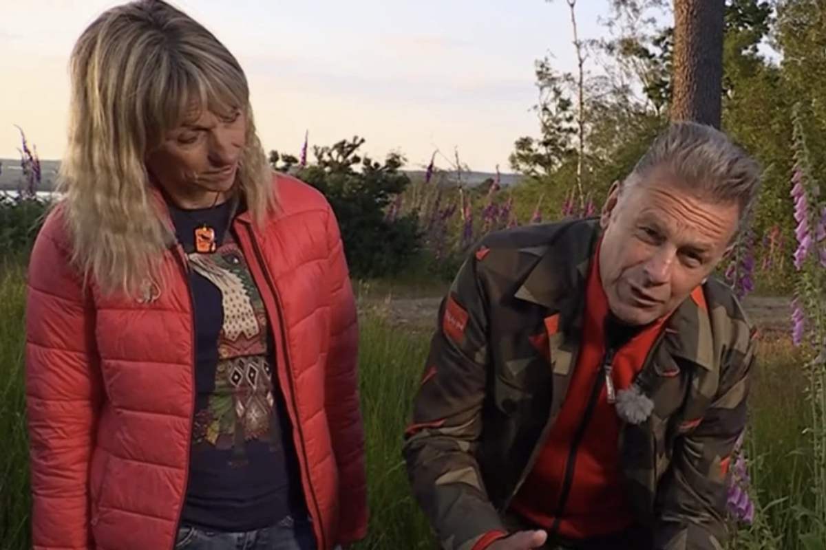Chris Packham and Michaela Strachan