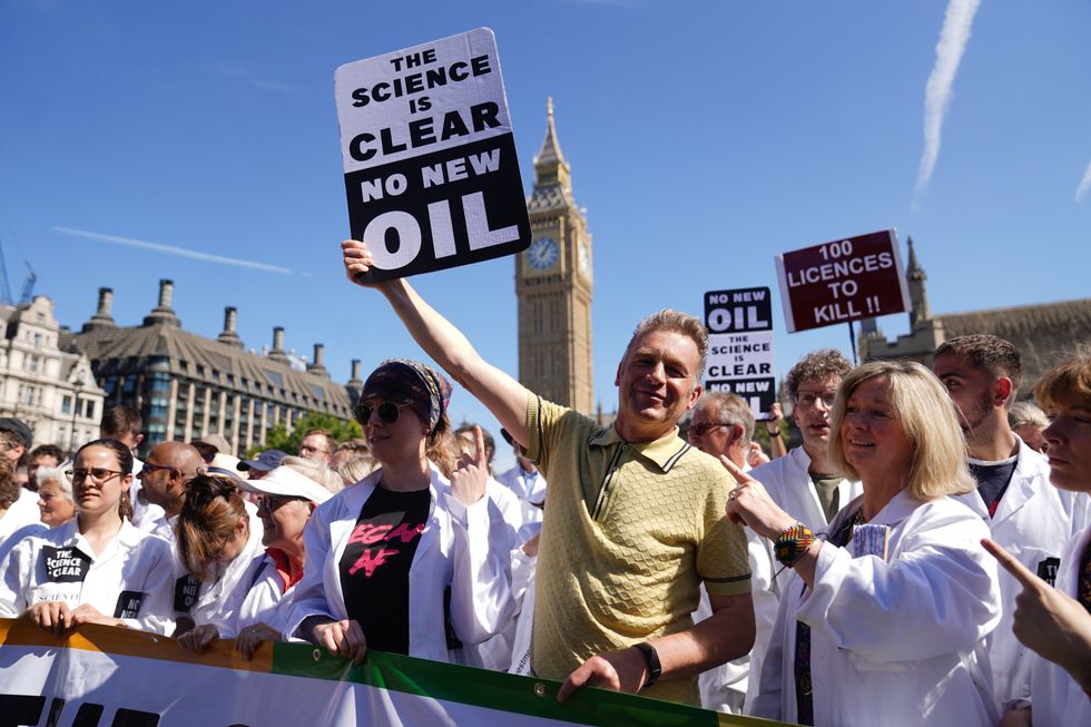 Chris Packham protest