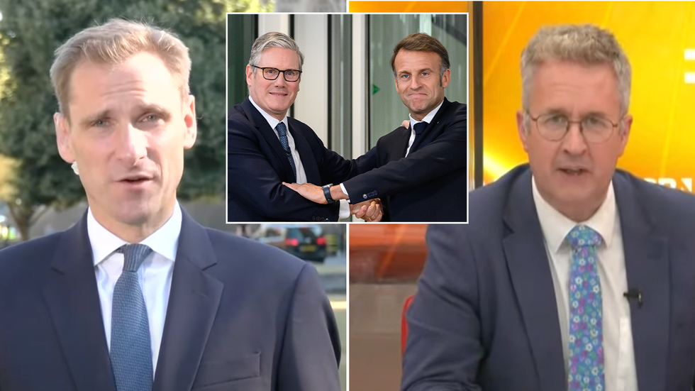 Chris Philp, Keir Starmer, Emmanuel Macron and Christopher Hope