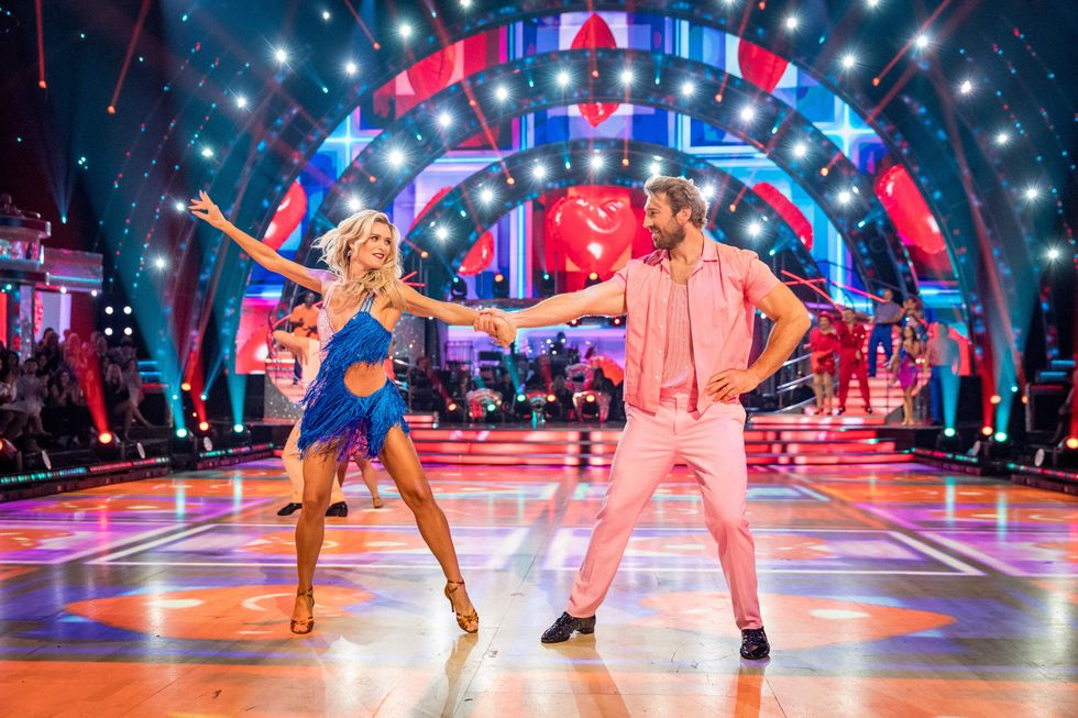 Chris Robshaw and Nadiya Bychkova