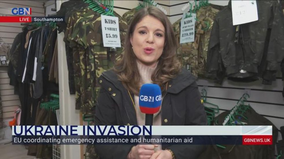 Military hardware stores in UK run out of bulletproof equipment as Brits rush to help Ukraine war effort