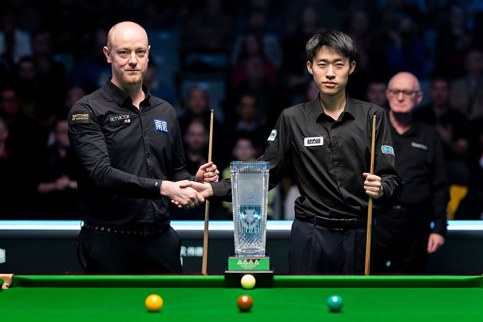 Chris Wakelin and Chang Bingyu