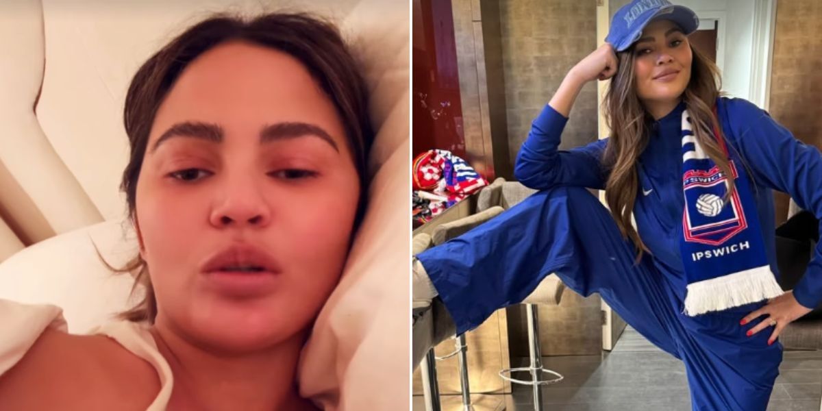 NextImg:Chrissy Teigen makes feelings clear on 'clueless' backlash over football appearance: 'K***s and t**ts!'