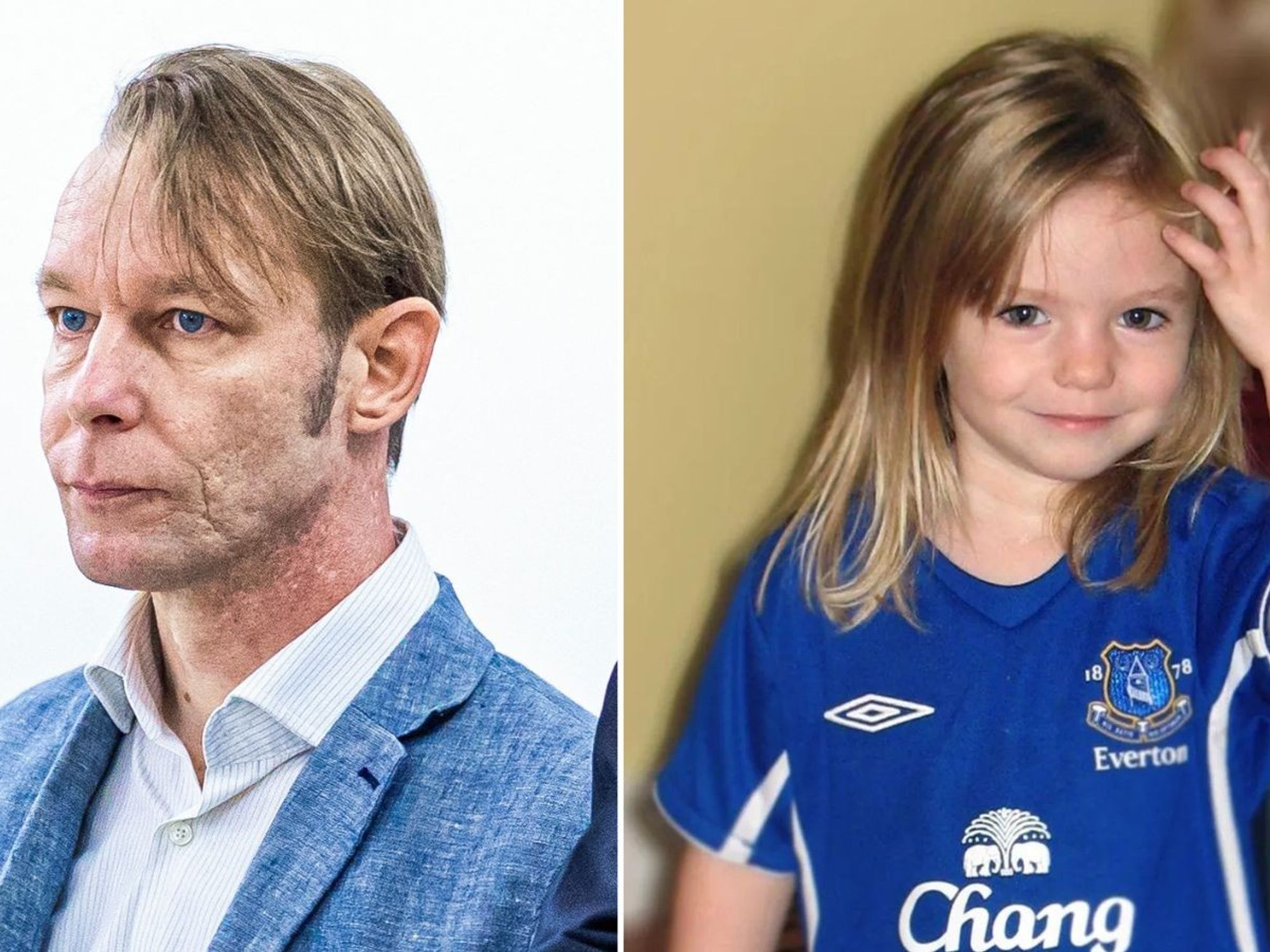 Christian Brueckner and Madeleine McCann
