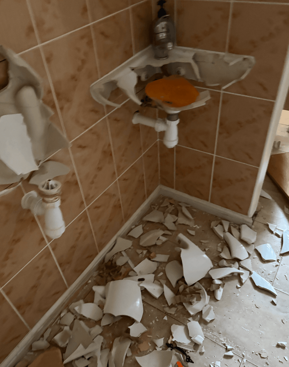 Christian church vandalism