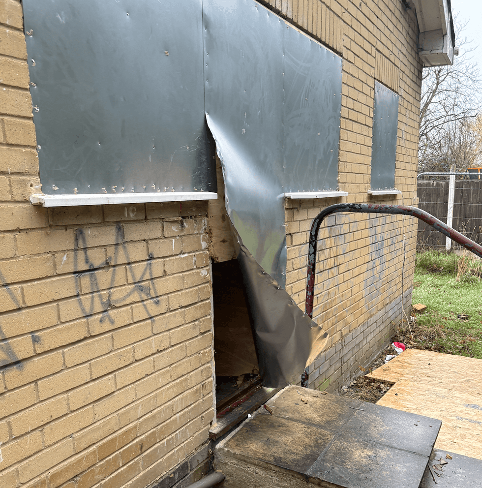 Christian church vandalism