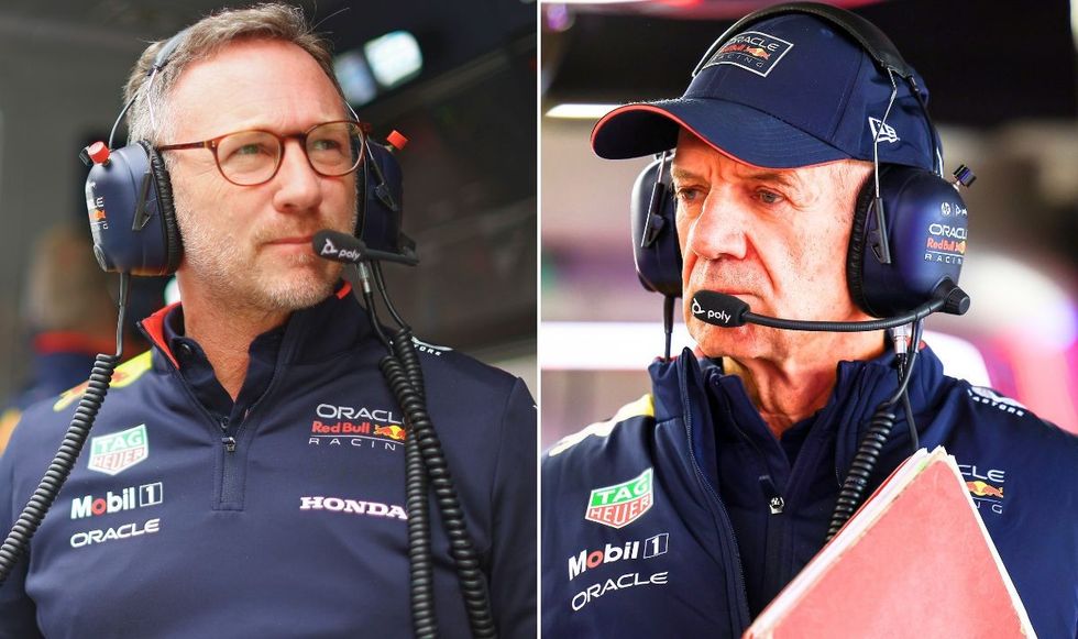 Christian Horner and Adrian Newey