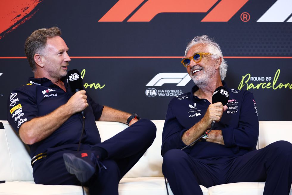 Christian Horner and Flavio Briatore