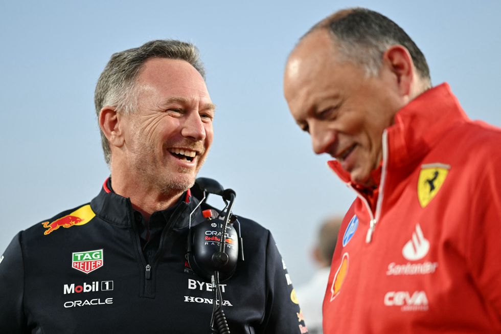 Christian Horner and Fred Vasseur