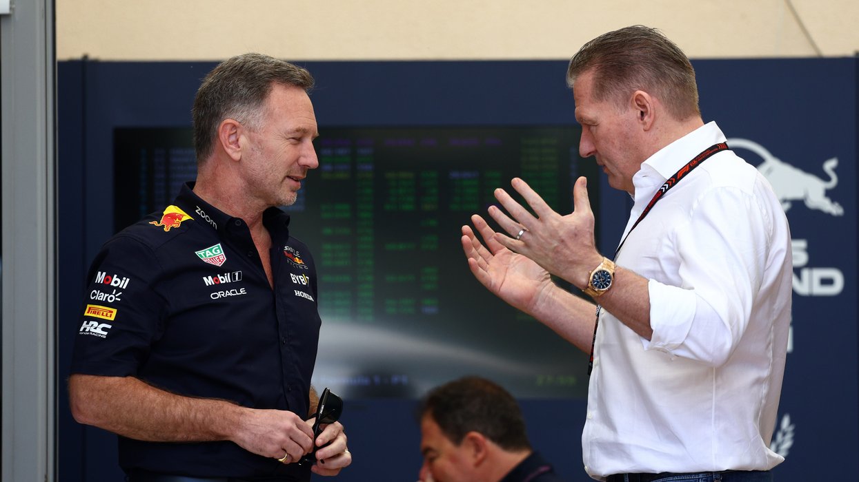 Christian Horner and Jos Verstappen aren't seeing eye-to-eye this year