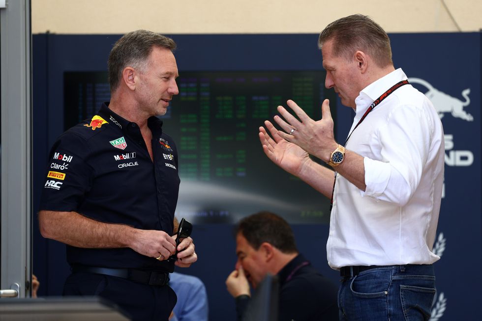 Christian Horner and Jos Verstappen aren't seeing eye-to-eye this year