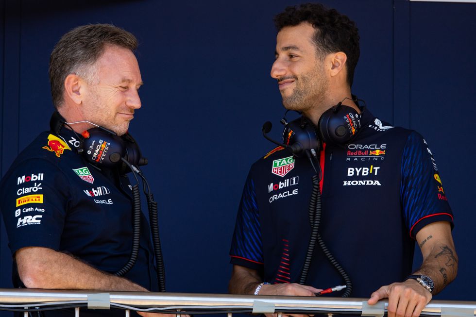 Christian Horner Daniel Ricciardo
