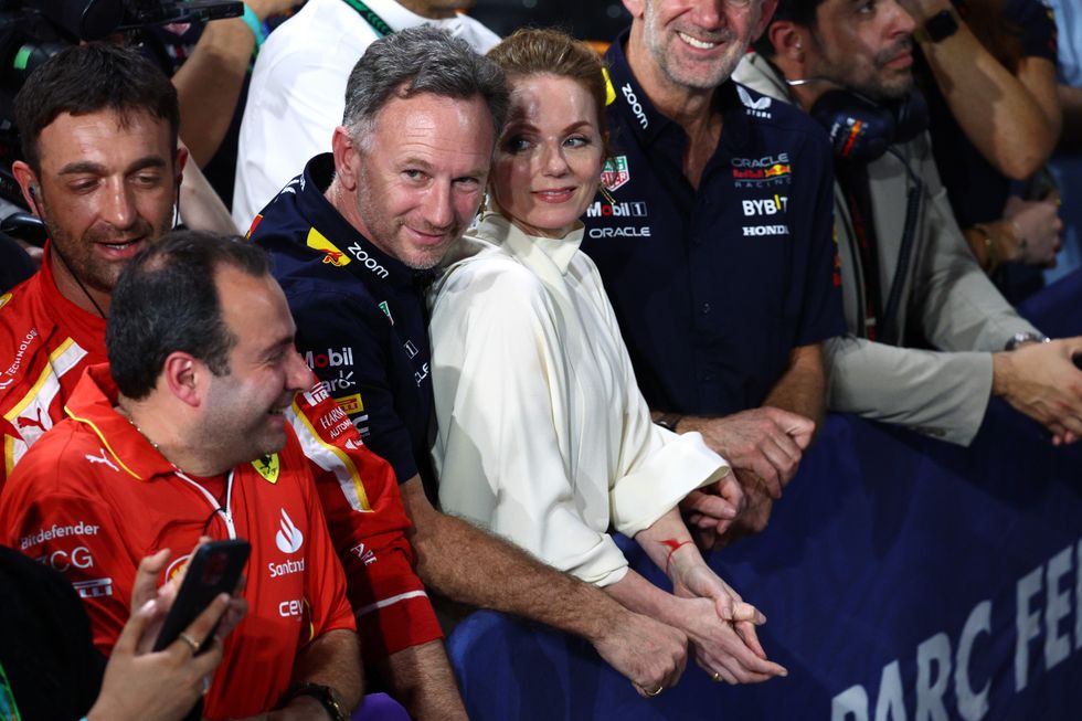 Christian horner Geri Halliwell