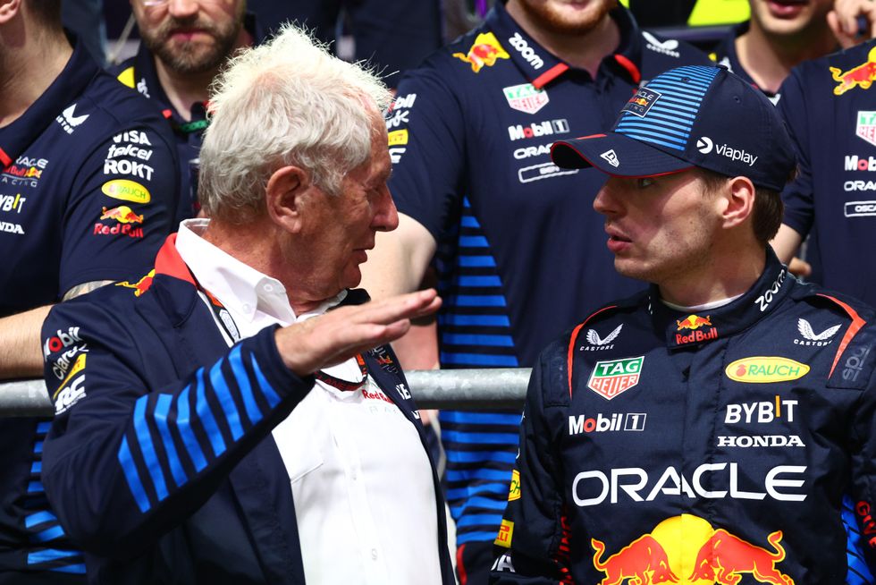 Christian Horner Helmut Marko Red Bull
