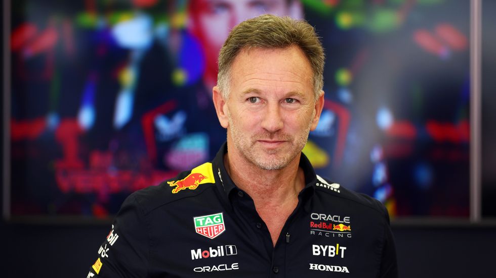 Christian Horner is in Bahrain for the season-opening race