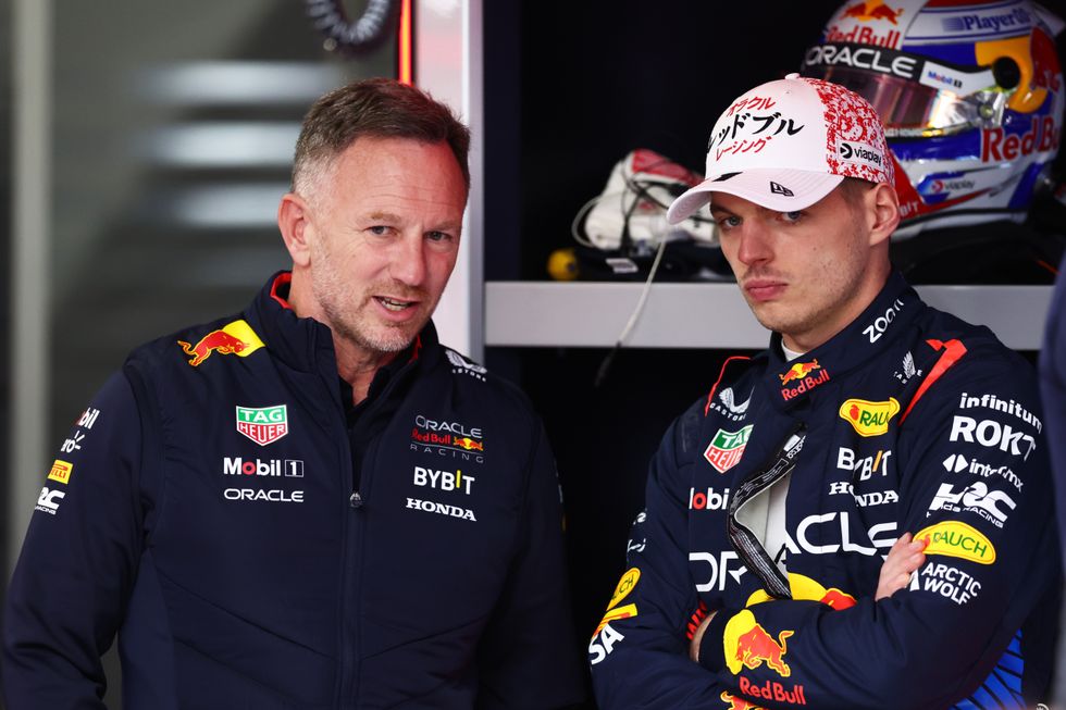 Christian Horner Max Verstappen