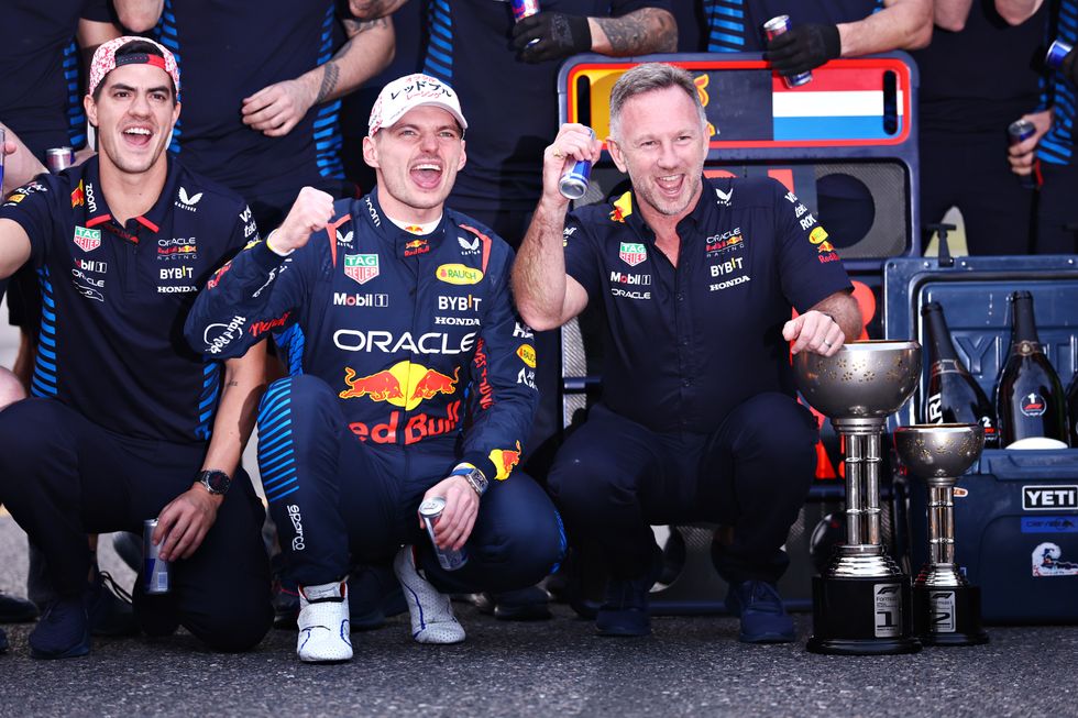 Christian Horner Max Verstappen