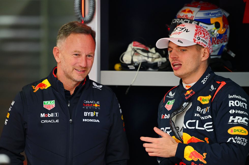 Christian Horner Max Verstappen
