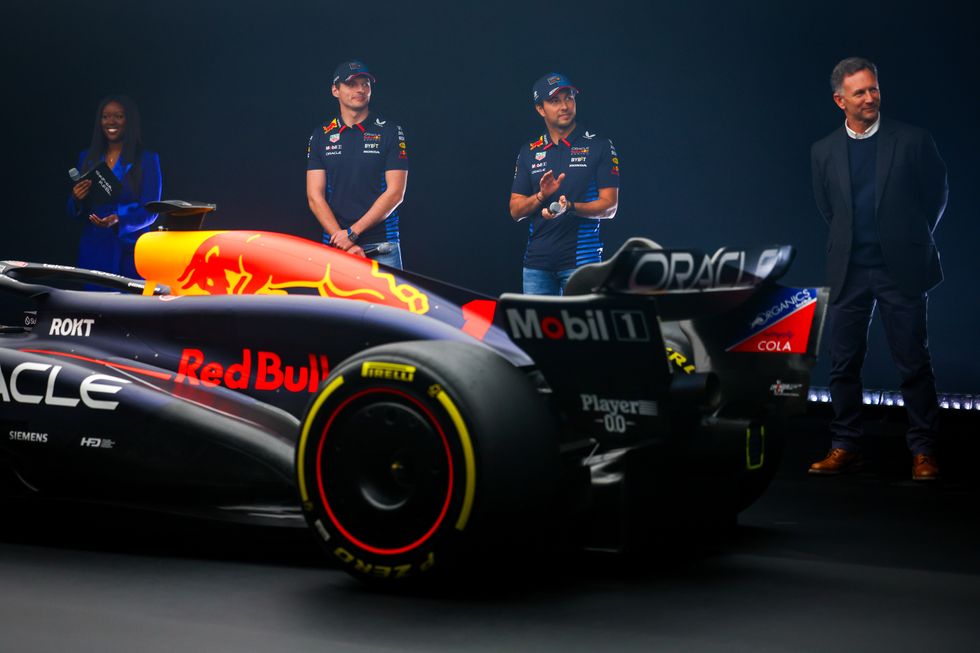 Christian Horner was at Red Bull's car launch last week