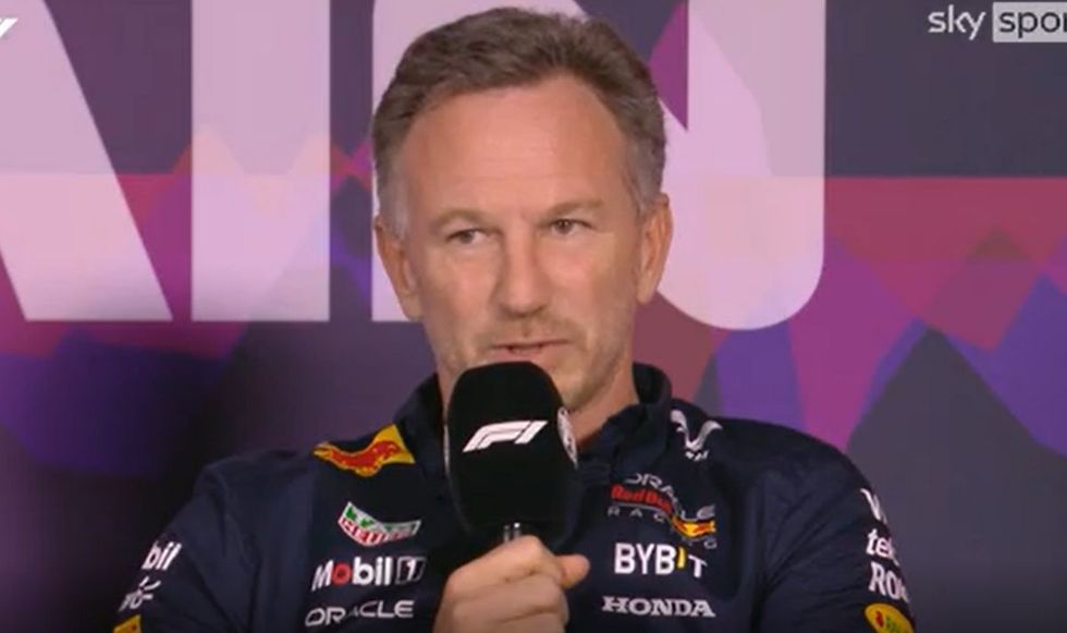 Christian Horner was present at pre-season testing last week