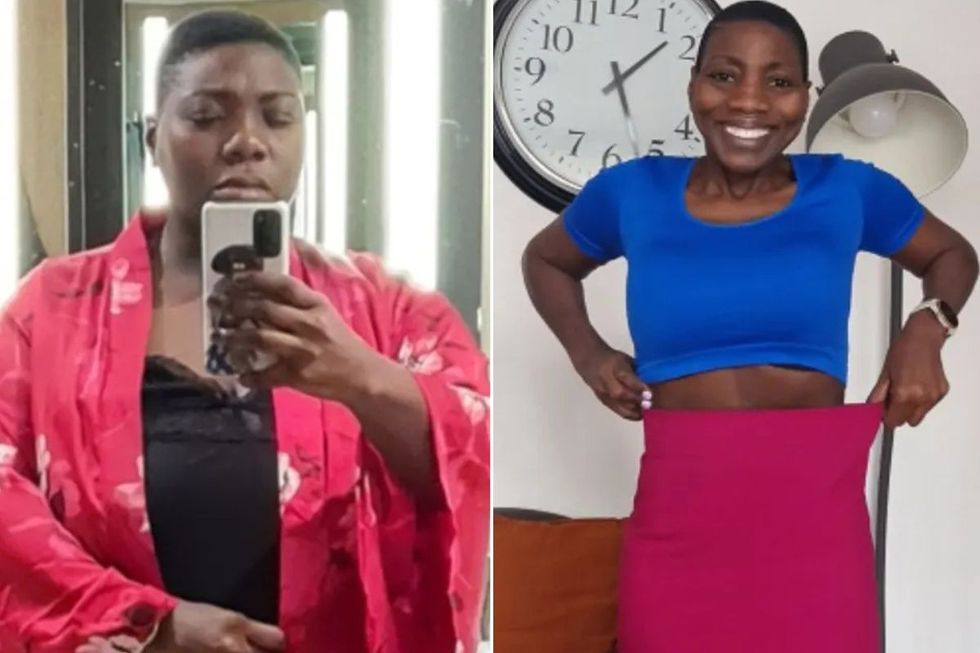 CHRISTINA AJAYI before and after