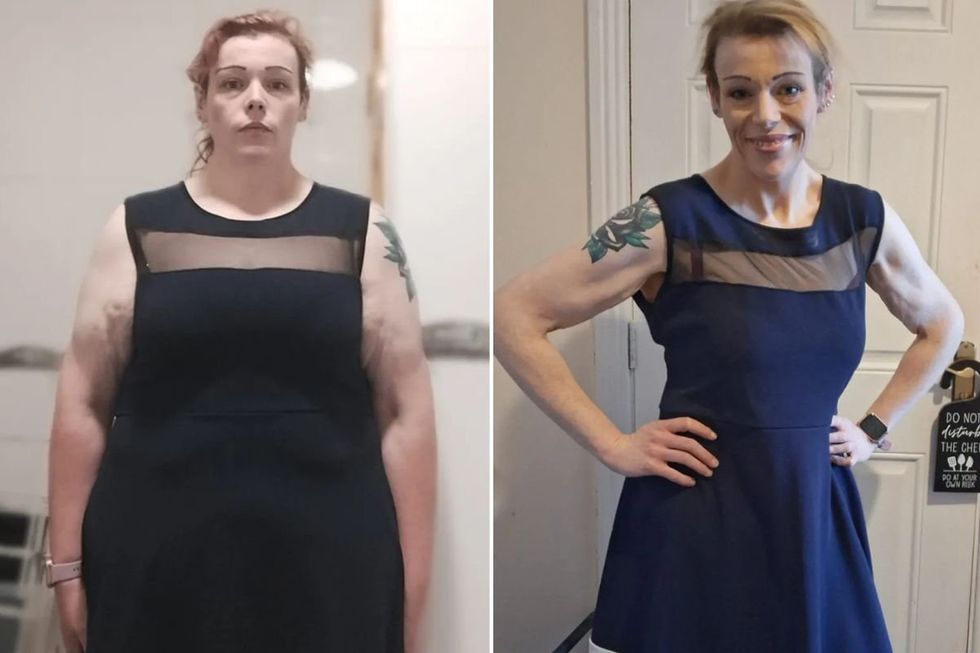 Christina before and after