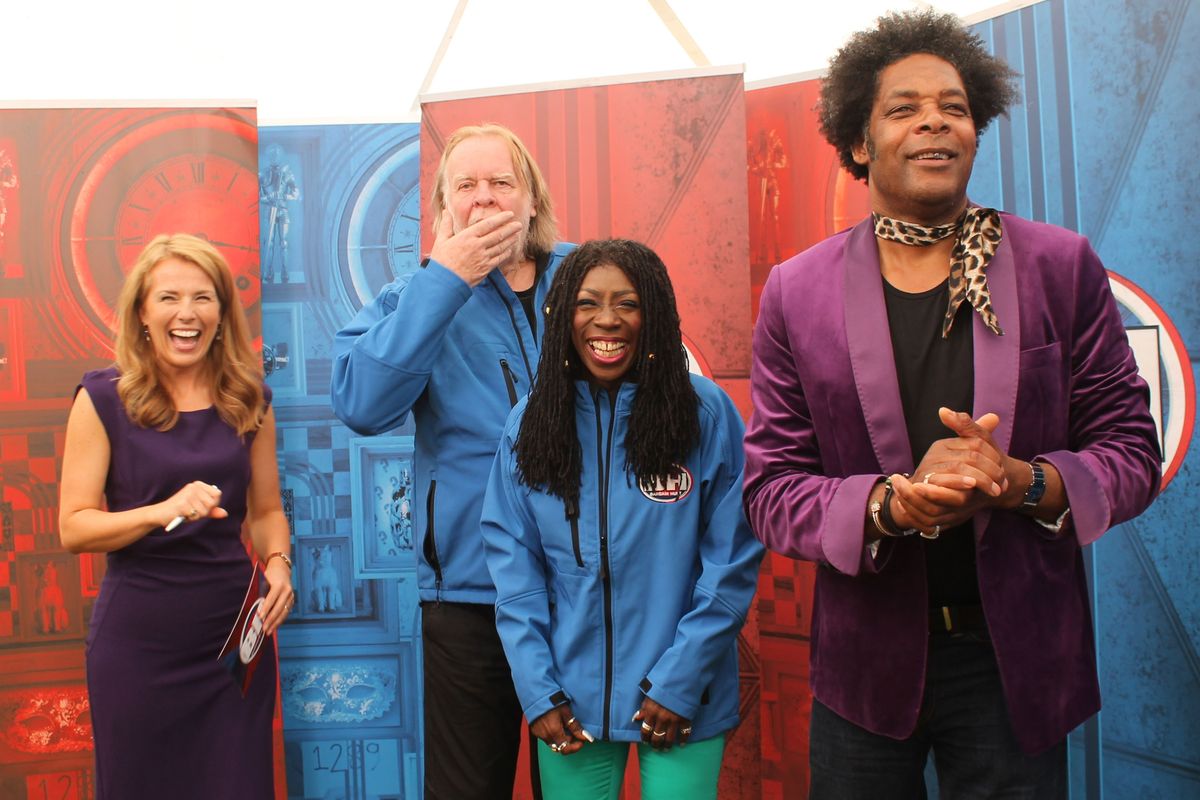 Christina Trevanion (left)