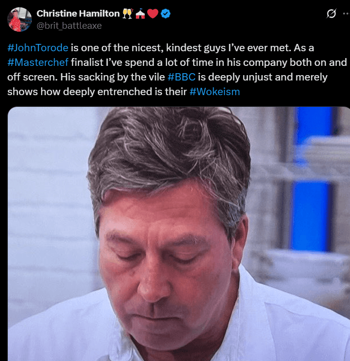 Christine Hamilton X post