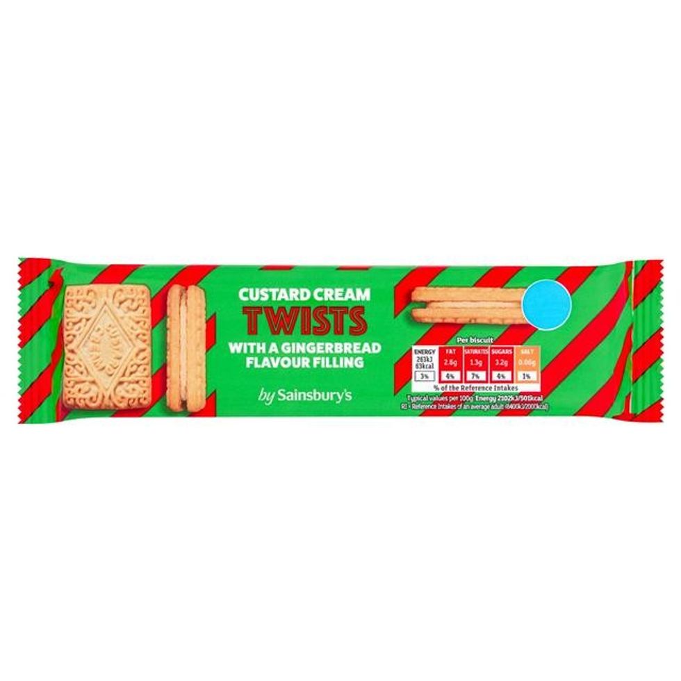 Christmas custard creams