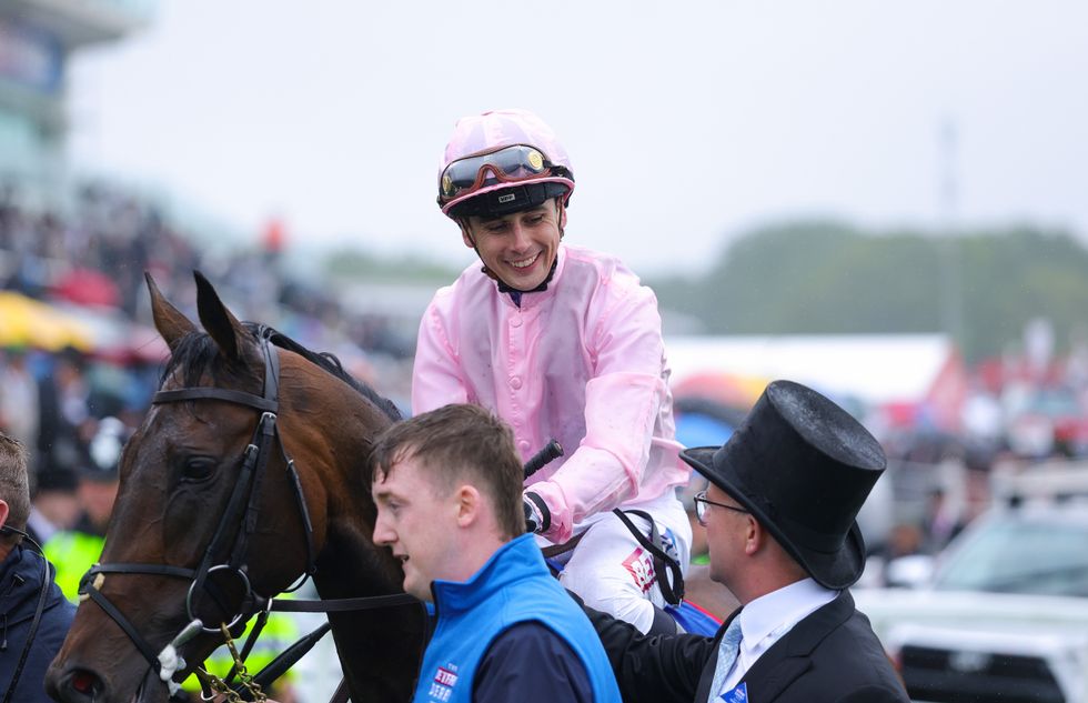 Christmas Day, ridden by Ronan Whelan, stormed to victory at the Epsom Derby