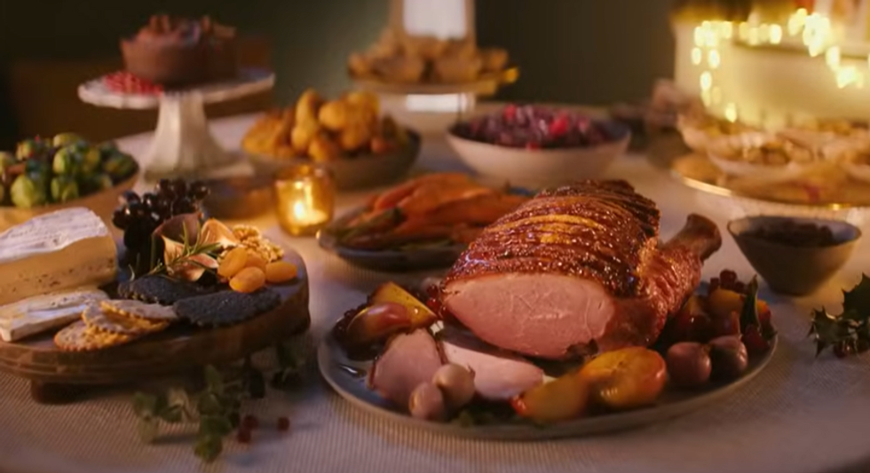 Christmas food Sainsbury's advert