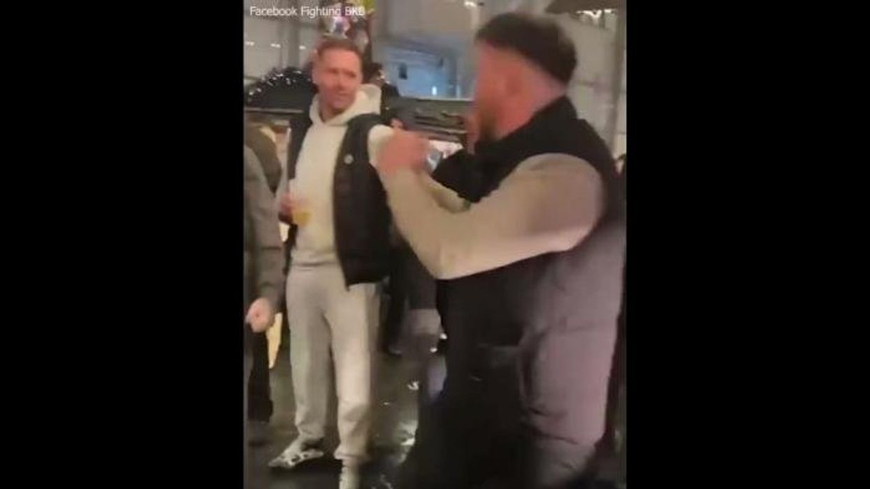 Christmas market descends into chaos as violent brawl breaks out between travellers in front of stunned shoppers
