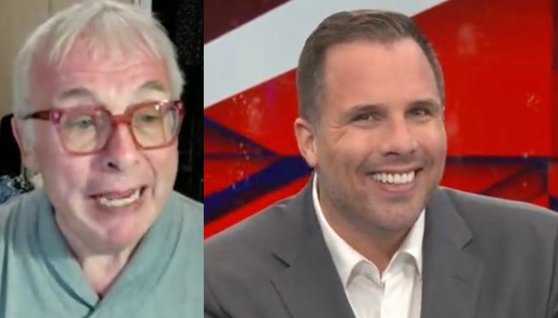 Christopher Biggins speaking to Dan Wootton