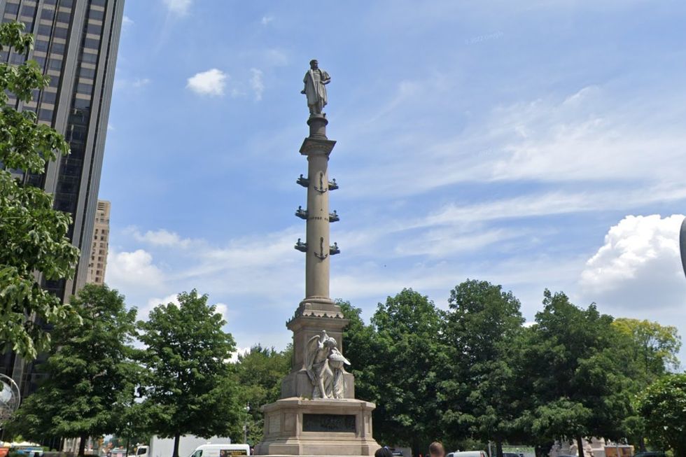 Christopher Columbus statue in Columbus Circle