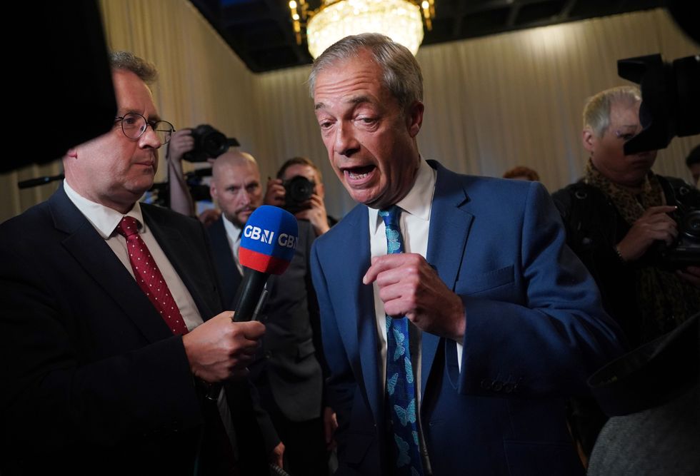 Christopher Hope and Nigel Farage