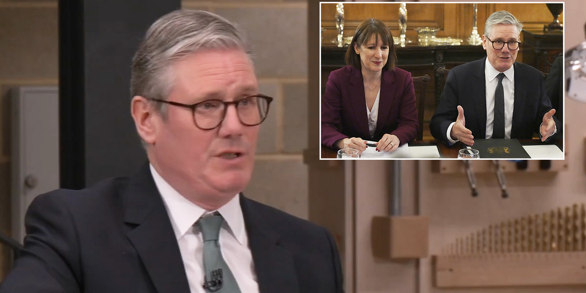 NextImg:Starmer DODGES question on Rachel Reeves' future as Chancellor as UK borrowing costs soar AGAIN